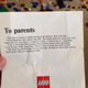 Illustration for article titled That Lego message from the 70s confirmed real!